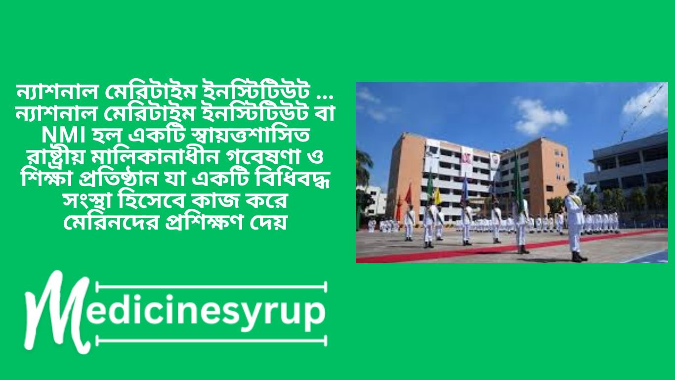 ন্যাশনাল মেরিটাইম ইনস্টিটিউট, চট্টগ্রাম বাংলাদেশের একটি স্বায়ত্তশাসিত রাষ্ট্র মালিকানাধীন গবেষণা ও শিক্ষা প্রতিষ্ঠান। এটি একটি সংবিধিবদ্ধ সংস্থা হিসেবে মেরিনদের প্রশিক্ষণে কাজ করে এবং বাংলাদেশে গবেষণা পরিচালনা করে।