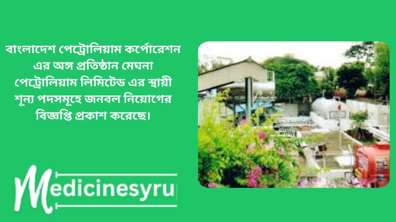 বাংলাদেশ পেট্রোলিয়াম কর্পোরেশন এর অঙ্গ প্রতিষ্ঠান মেঘনা