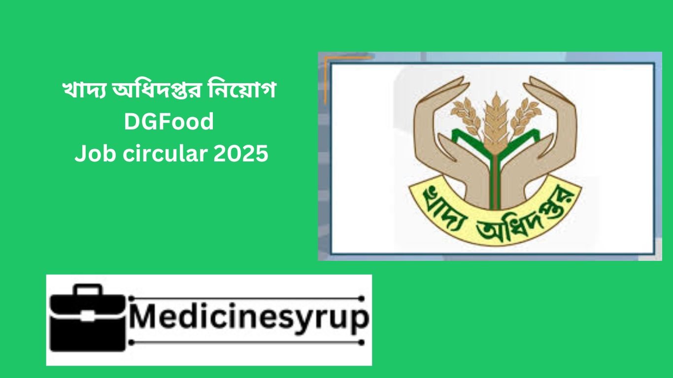 Directorate General of Food Job Circular 2025 খাদ্য অধিদপ্তর নিয়োগ DGFood Job circular 2025