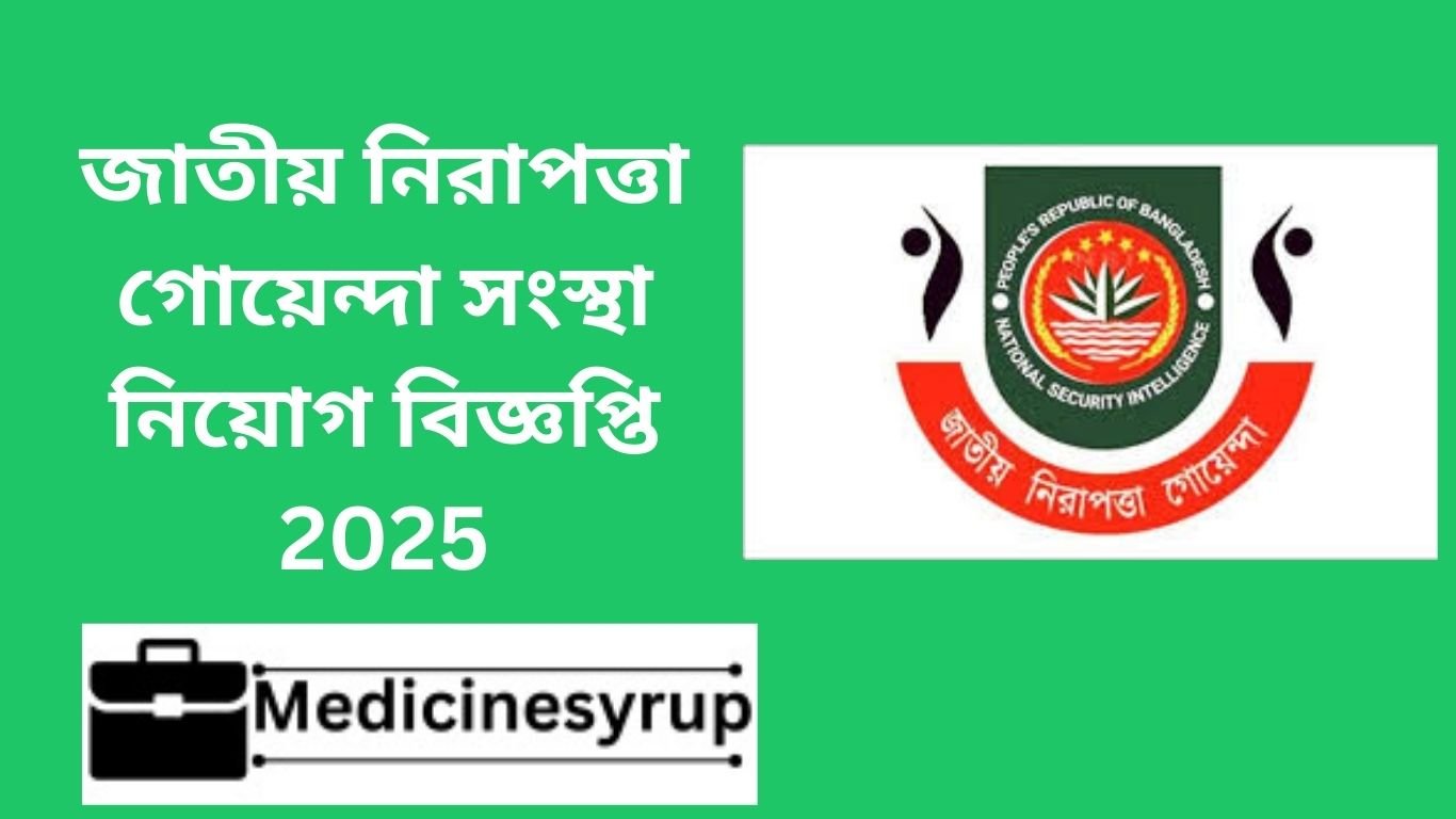 National Security Intelligence Agency Job Circular 2025 জাতীয় নিরাপত্তা গোয়েন্দা সংস্থা নিয়োগ বিজ্ঞপ্তি 2025