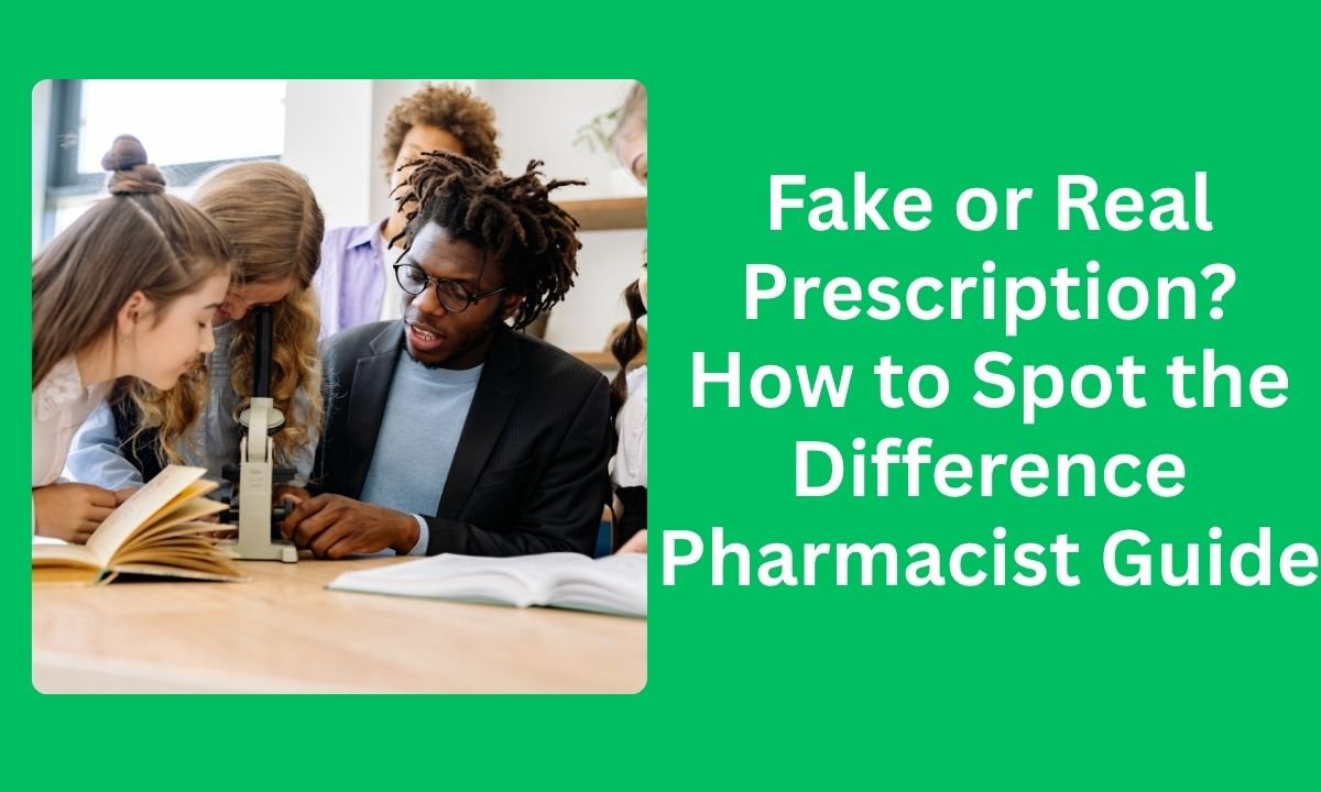 Fake or Real Prescription? How to Spot the Difference Pharmacist Guide